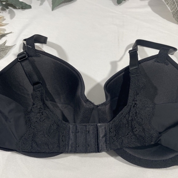 NWT WACOAL [ 32DD ] Lace Impression Underwire Contour Bra‎ in Black - Picture 9 of 12